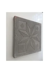 Kristal Desenli Karo Taşı 30×30 Bej - Dekor Taşı