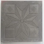 Kristal desenli bej karo taşı 30x30 cm görünümü.