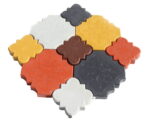 Orkide Desenli Tretuvar Karo (30x30x5 cm / 25x25x5 cm) - Dekor Taşı