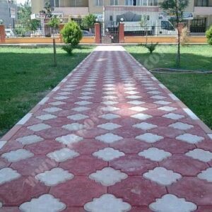 Orkide Desenli Tretuvar Karo (30x30x5 cm / 25x25x5 cm) - Dekor Taşı
