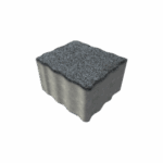 Siyah kumlamalı beton parke taşı dış mekan zemin kaplaması