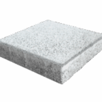 Beyaz kumlamalı beton kare parke taşı dış mekan zemin kaplaması