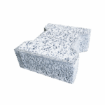 Beyaz kumlamalı beton kilit taşı dış mekan zemin kaplaması