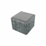 Gri beton küp parke taşı dış mekan zemin kaplaması