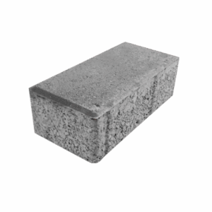 Gri beton prizma parke taşı dış mekan zemin kaplaması