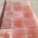Tuğla desenli tretuvar karo taşı