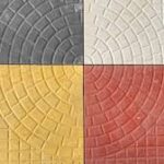 Dönelli Tretuvar Karo Taşı - Dekor Taşı