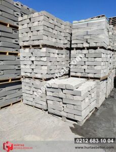 10x20x50 cm Standart Beton Bordür Taşı (Yol ve Kaldırım Tipi) - Dekor Taşı