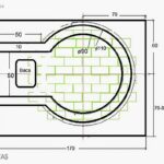 Beyaz sıvalı, kırmızı tuğla kemerli fırın ve entegre kırmızı tuğla nişli barbekü/ocak ünitesi. Fırın termometreli ve paslanmaz çelik bacalı.