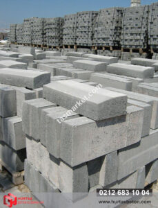 10x20x50 cm Standart Beton Bordür Taşı (Yol ve Kaldırım Tipi) - Dekor Taşı