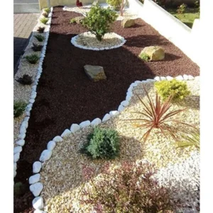 Yumurta Dolomit Beyaz 6 – 10 cm Cilalı Peyzaj Çakıl Taşı - Dekor Taşı