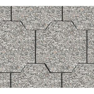 Kumlamalı Siyah Wash Beton Kilitli Taş