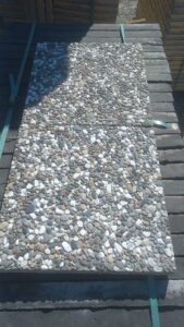40x40x4 cm Wash Beton (Yıkanmış) Yer Döşeme Karosu – Karışık Çakıl - Dekor Taşı