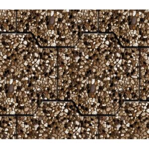 Kahverengi Wash Beton Kilitli Taş