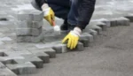 15x15 cm Kumlamalı Dekoratif Beton Parke Taşı - Dekor Taşı