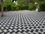 15x15 cm Kumlamalı Dekoratif Beton Parke Taşı - Dekor Taşı