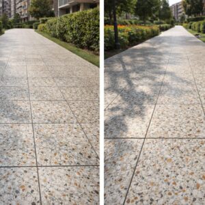 A 07 Terrazzo Karo 40x40 & 30x60 – Dayanıklı ve Estetik Zemin Kaplama Çözümü - Dekor Taşı
