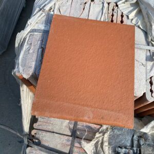25x30 cm Kırmızı Cotto Burunlu Basamak Karosu – Doğal Pişmiş Toprak - Dekor Taşı