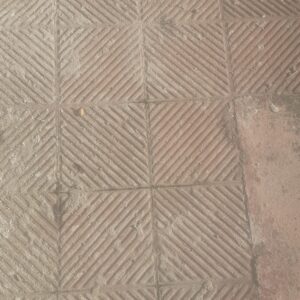 Kırmızı Çapraz 30x30 Karo Taşı - Dekor Taşı