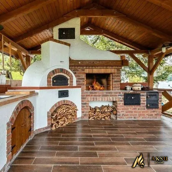 ALBA 81214 Taş Fırın Barbekü