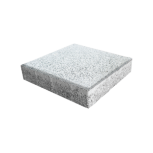 Beyaz Kumlamalı Plak Parke Taşı 15x15*8 cm