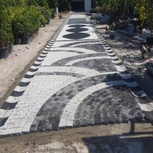 Kumlamalı parke taşı - Dekor Taşı