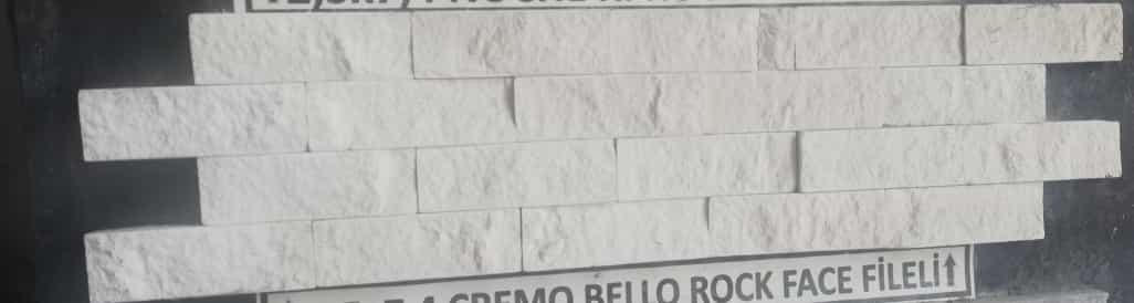 2,5×7,4 Cremo Bello Rock Face Fileli Patlatma Taş