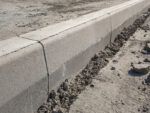 Dekoratif bordür taşı beton bahçe bordürü yürüyüş yolu uygulaması
