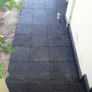 Wash beton siyah bazalt  cilalı