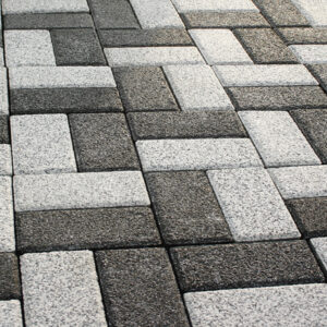 Siyah Kumlamalı Prizma Parke Taşı 10x20*8 cm - Dekor Taşı