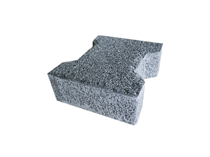 Siyah Kumlamalı Kilit Taşı 8 cm