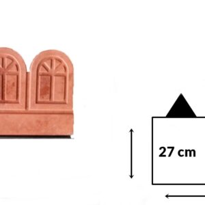 Motifli Parapet 45x27 - Dekor Taşı