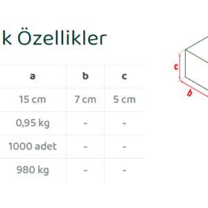 AHT 15 Mini Harman Tuğlası - Dekor Taşı