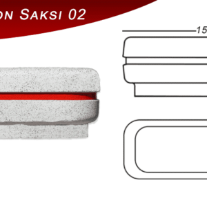 Bahçelievler Beton Saksı - Dekor Taşı