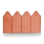 Çim Bordürü 60x30 Kırmızı