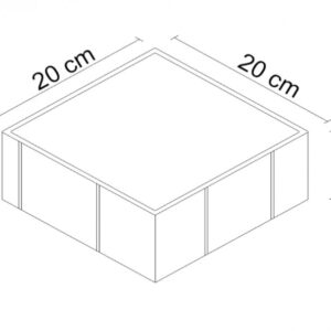Kırmızı Plak Taşı 20×20 - Dekor Taşı