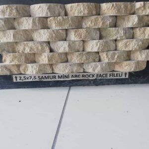 2,5x7,5 Samur mini arc rock face fileli patlatma taş