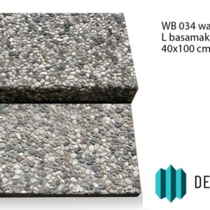WB 034 wash beton L basamak 40x100 cm - Dekor Taşı