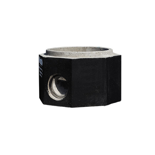 Baca Taban Elemanı Tekli Ø600 Boru Girişli