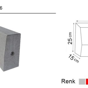 BELEDİYE BORDÜRÜ 60×25 - Dekor Taşı