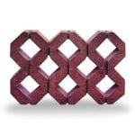 Çim Taşı Kırmızı 40x40