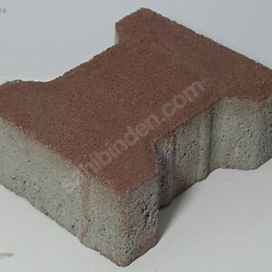 Kırmızı Kilitli Parke Taşı (6 Cm)