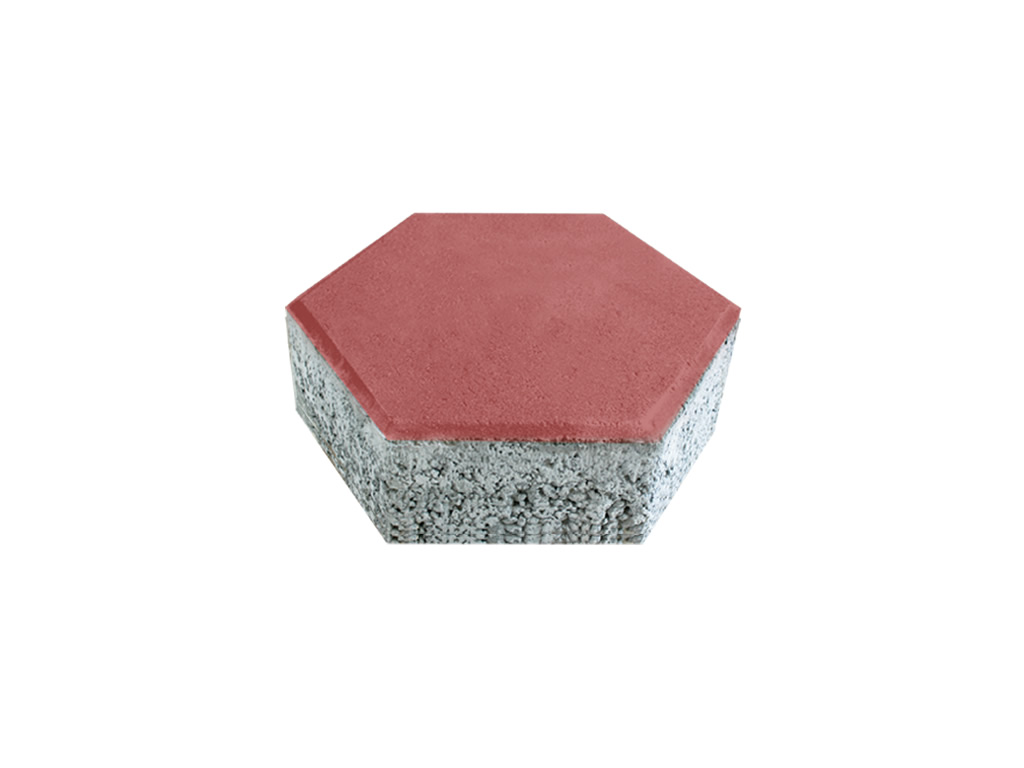 Kırmızı Sekizgen Taş