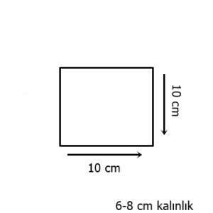 Kırmızı Küp Taşı 10×10 - Dekor Taşı