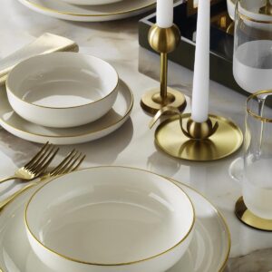 Kütahya Porselen Moderna 8 Parça 2 Kişilik Yemek Takımı Altın Fileli