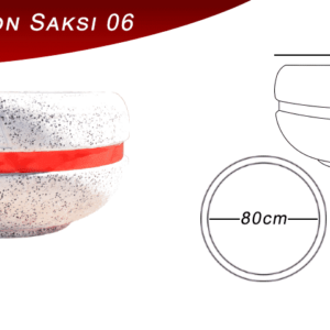 Bağcılar Beton Saksı - Dekor Taşı