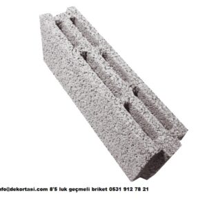 TBL 8,5 G 8,5x39x18,5 İki Sıra Boşluklu 6 Gözlü Blok