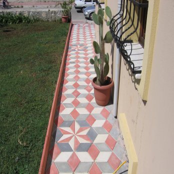 BAKLAVA DESENLİ YATAY YARIM 4,5 CM