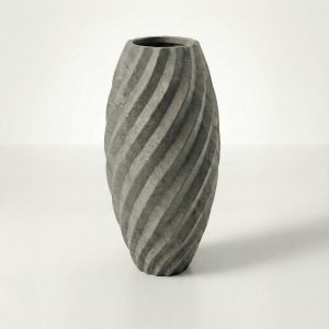 Uzun Dekoratif Beton Saksı 75 cm