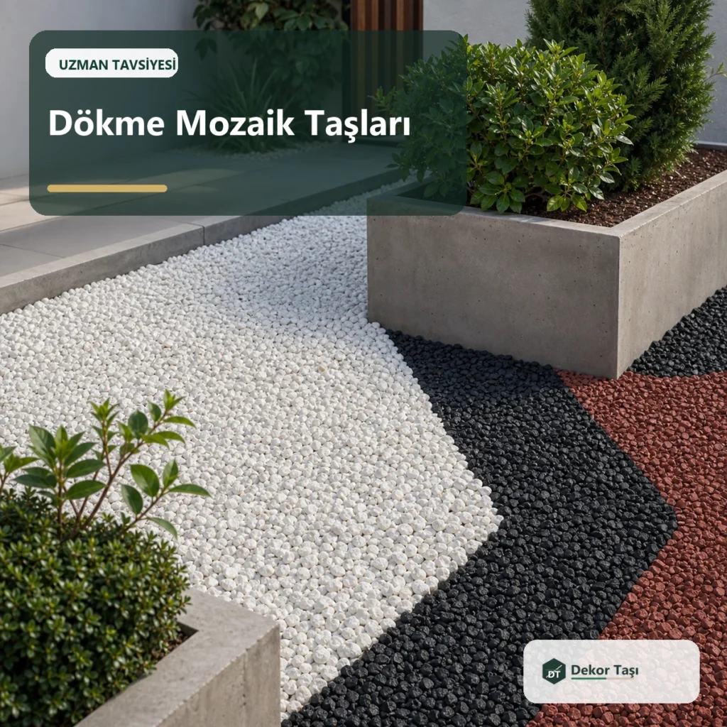 DÃ¶kme Mozaik TaÅŸlarÄ± ile Modern BahÃ§e TasarÄ±mlarÄ±